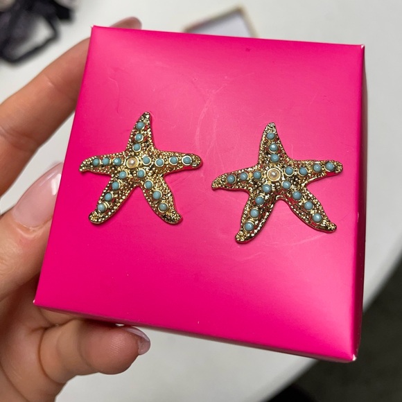 Lilly Pulitzer Star Bright Earrings Starfish - Picture 5 of 10